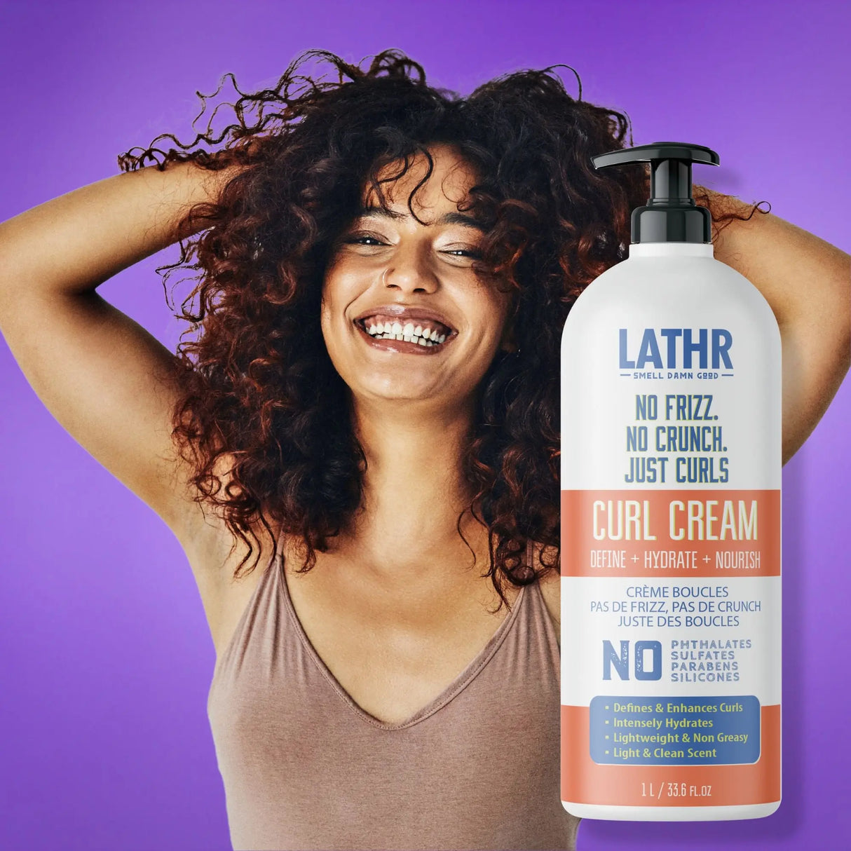 Curl Cream - No Frizz No Crunch LATHR Made In Canada