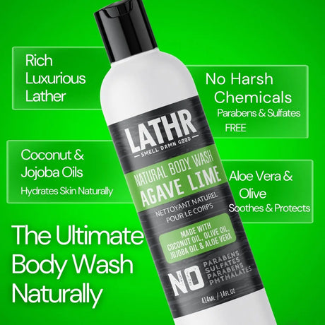 Agave Lime Body Wash LATHR Made In Canada