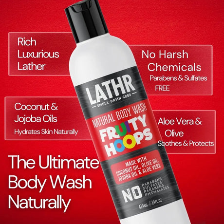 Fruity Hoops Body Wash LATHR Made In Canada