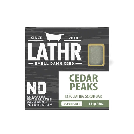 Cedar Peaks Soap Bar LATHR Made In Canada