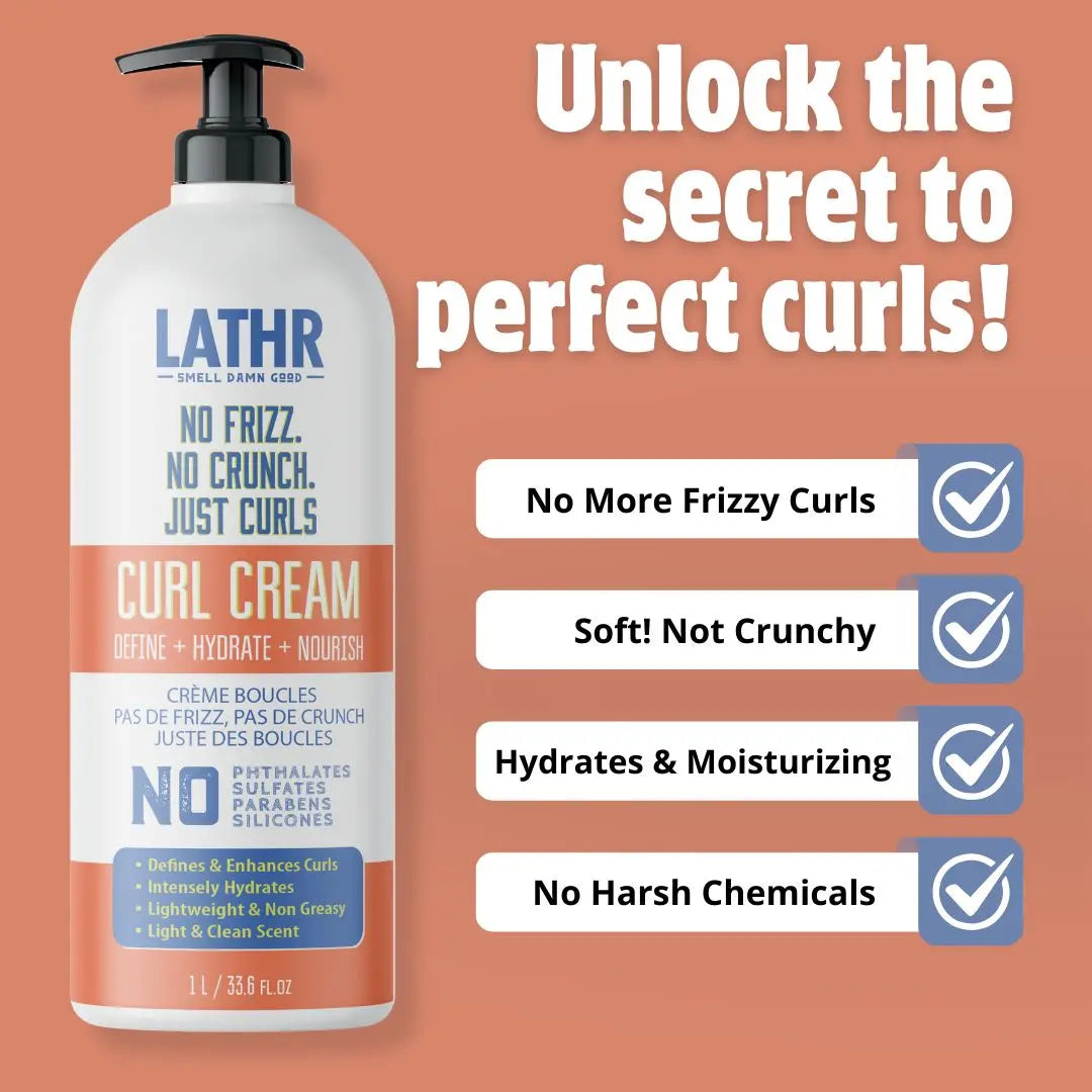 Curl Cream - No Frizz No Crunch LATHR Made In Canada