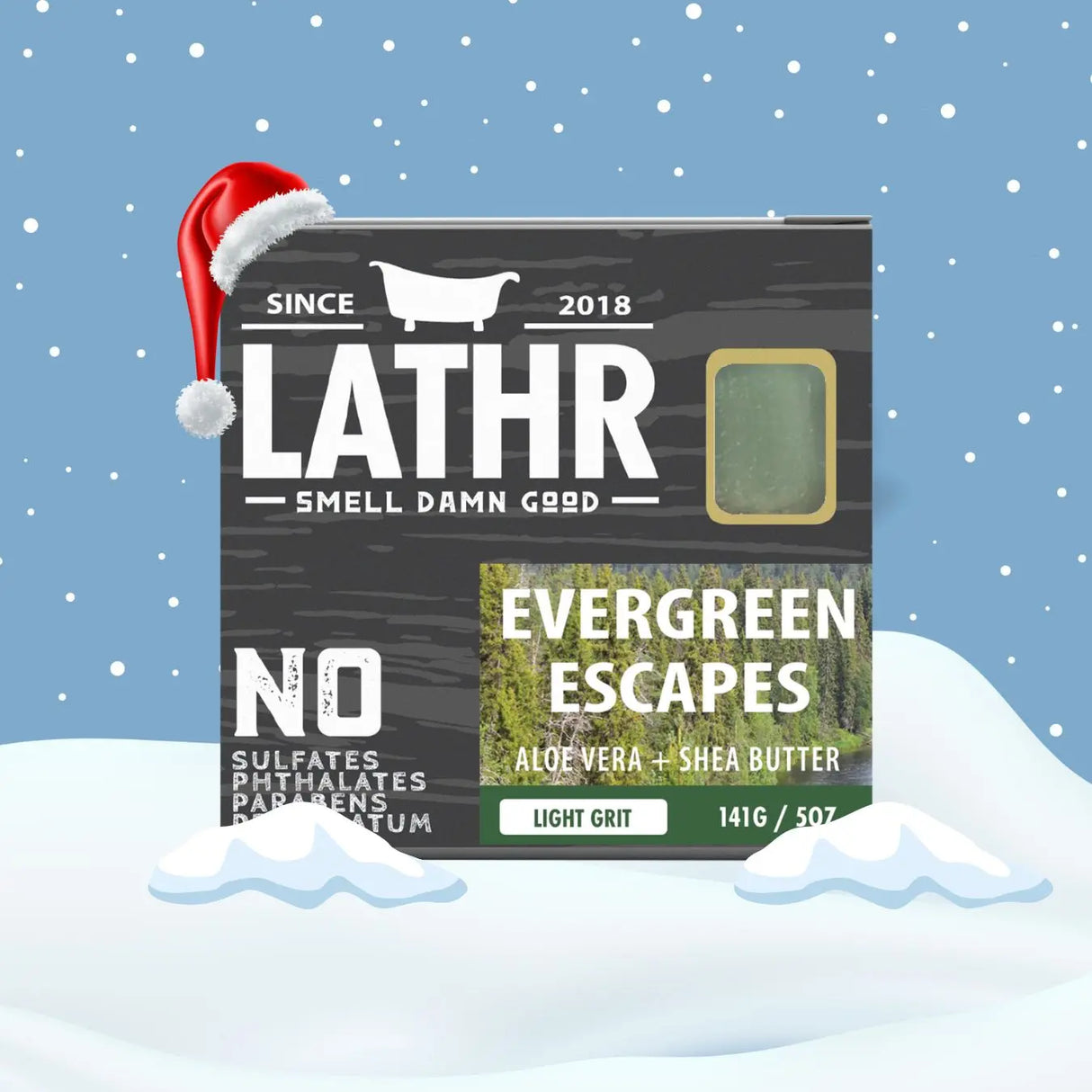 Evergreen Escapes Soap Bar LATHR