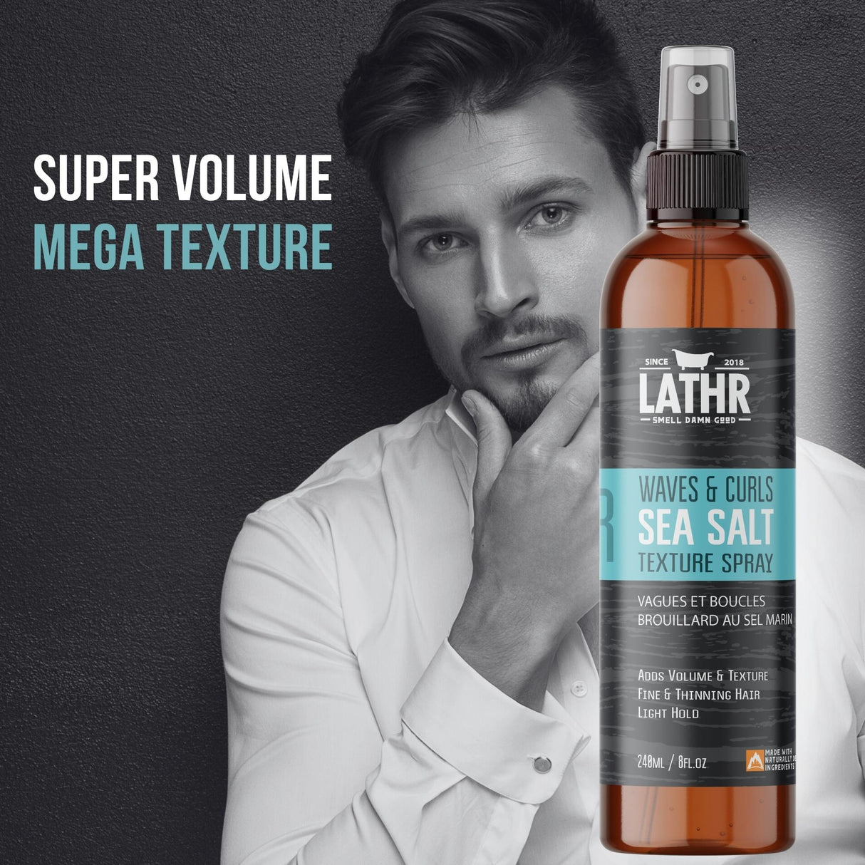 Natural Sea Salt Spray LATHR