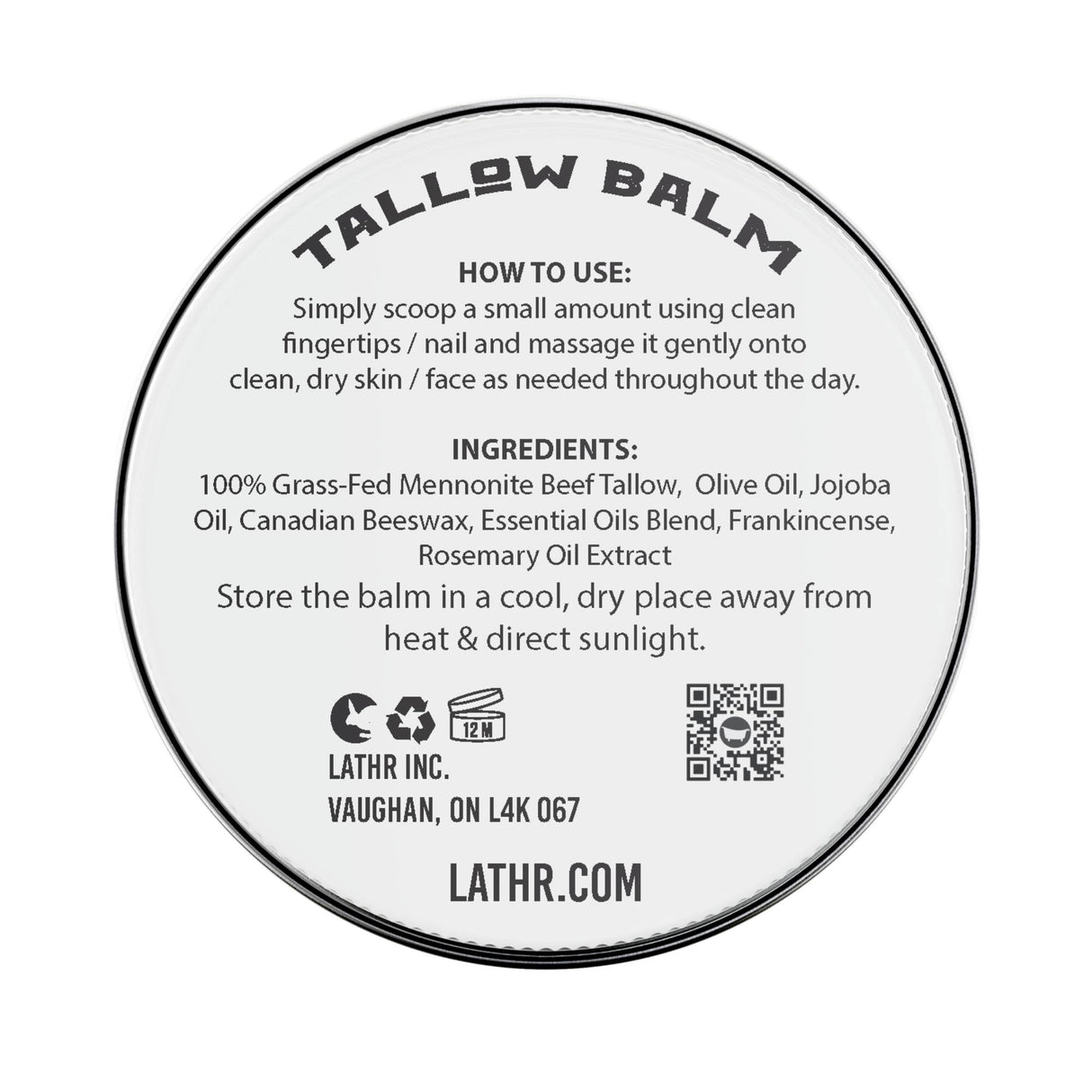 Tallow Skin Balm LATHR