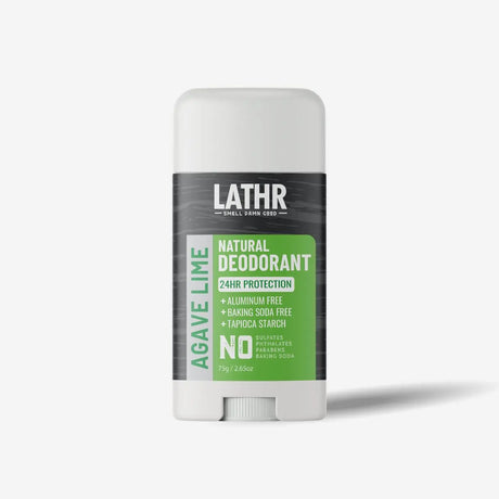 Natural Deodorant Agave Lime LATHR Made In Canada
