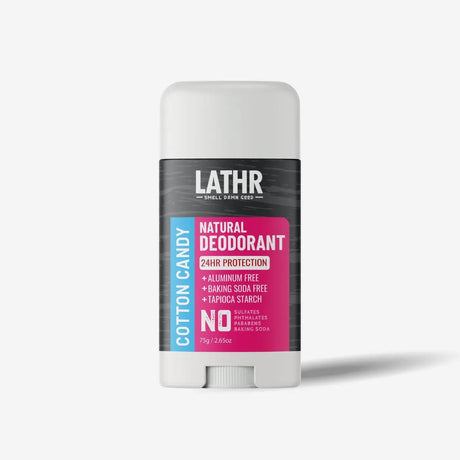 Natural Deodorant Cotton Candy LATHR Made In Canada