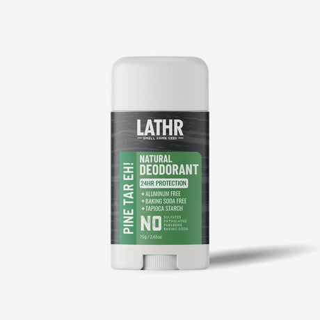 Natural Deodorant Pine Tar LATHR Made In Canada