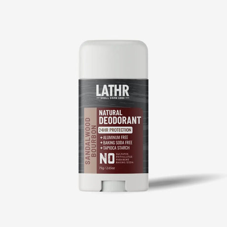 Natural Deodorant Sandalwood Bourbon LATHR Made In Canada