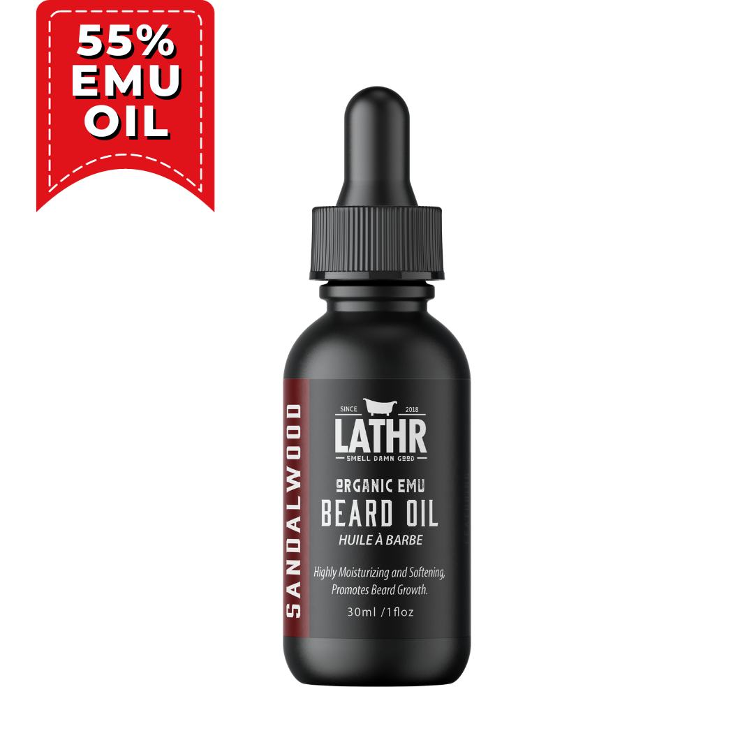 Emu Beard Oil - Sandalwood Bourbon LATHR