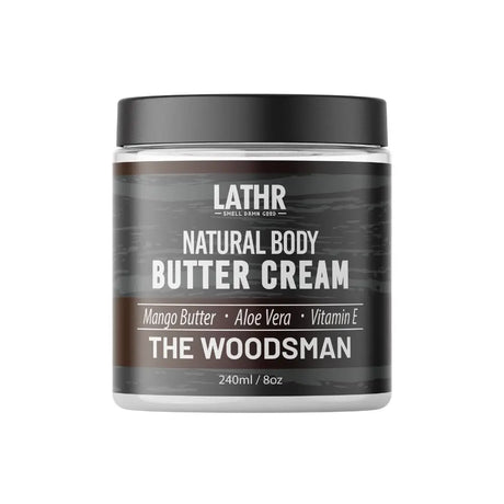 Body Butter Cream Woodsman LATHR Made In Canada