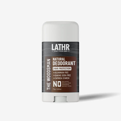 Natural Deodorant Woodsman LATHR Made In Canada