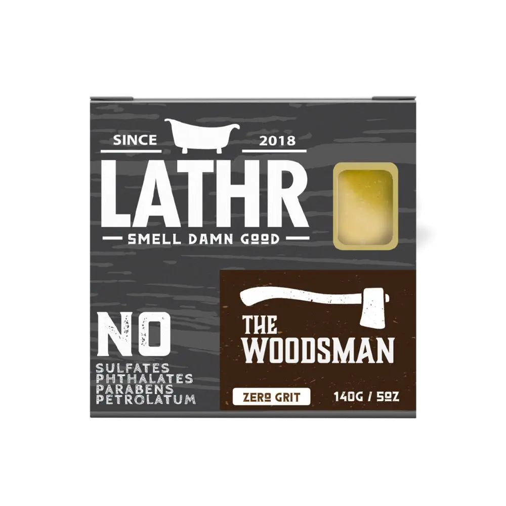 The Woodsman Soap Bar LATHR Made In Canada